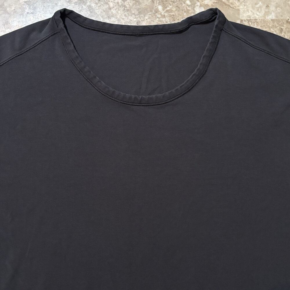 Lululemon Shirt Mens XL Black 5 Year Basic Tee Short Sleeve Stretch Gym Yoga